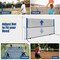 Portable Adjustable Badminton Net Post with Storage Bag and Nonslip Feet